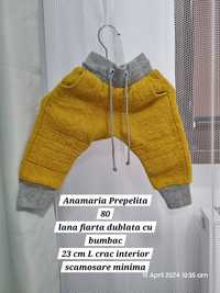 Pantaloni lana fiarta