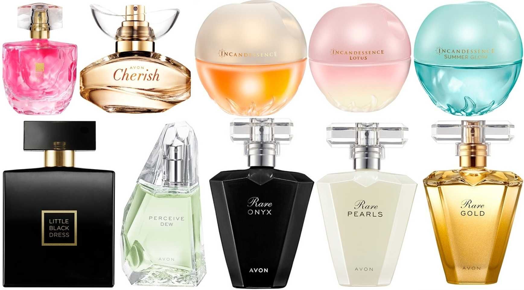 Налични парфюми, тоалетни води  от Avon, Oriflame