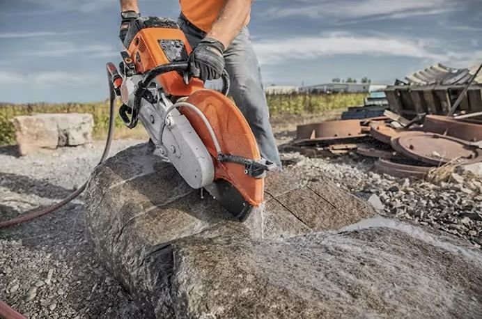Бензиновый асфальторез STIHL TS 800 original (бензорез рельсорез)