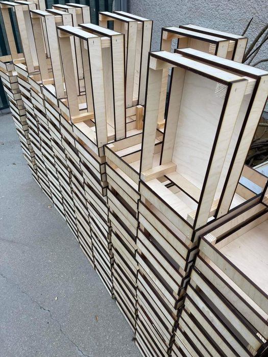 щайги дървени