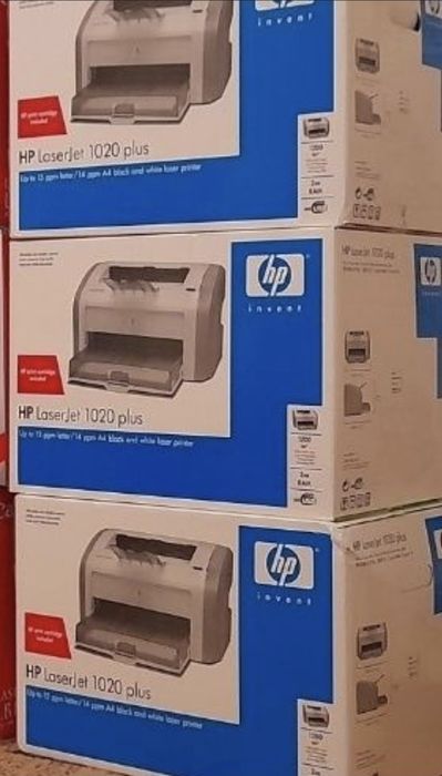 Новые в упаковке  HP принтеры, сканер и ксерокс 3 в 1.  Чек принтер