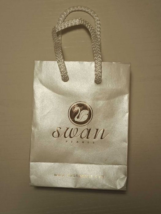 Колие и обеци - Сребърен комплект с розови перли