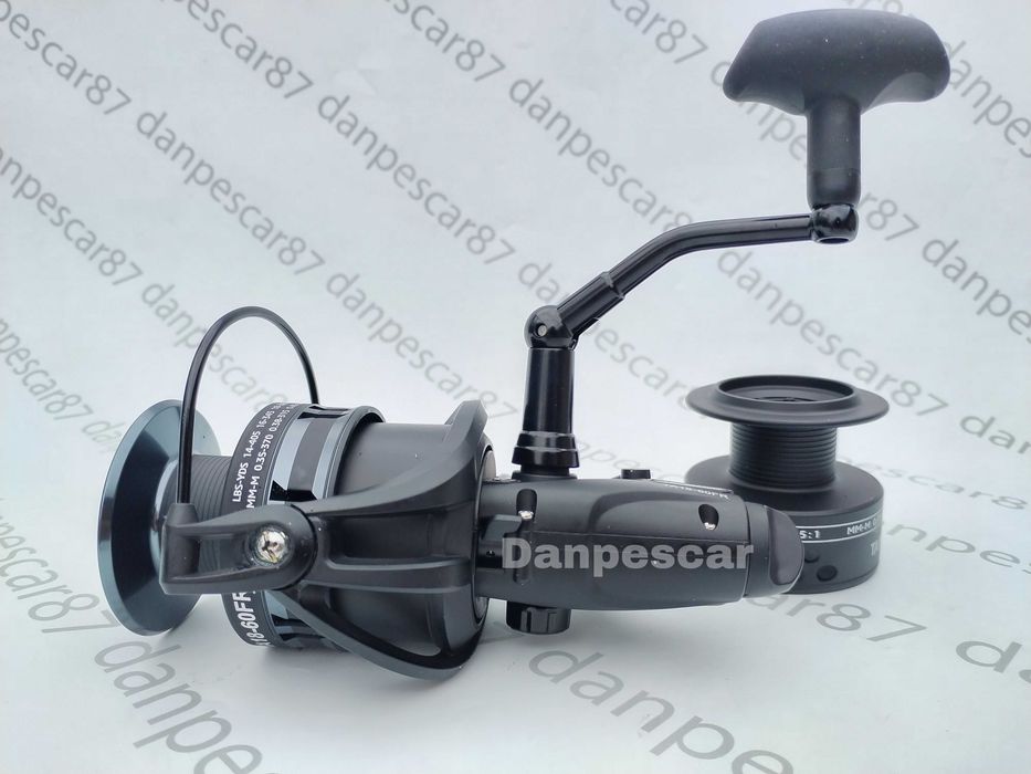 Mulineta Crap SAIMINO TA18-60FR cu baitrunner 0.35/370m si 12 rulmenti