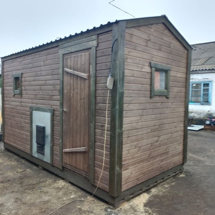 Баня новая,каркасная,мобильная,перевозная.