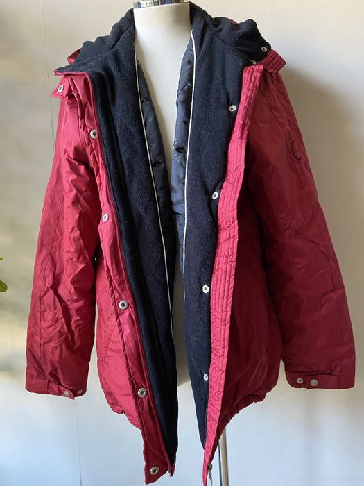 Дамско яке Оle в тъмночервено, L/ XL