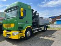 Renault Premium 450 Renault Premium 450,Macara Hiab125,basculare pe 3 parti,cupla remorca