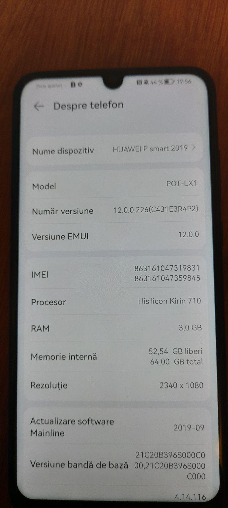 Vând huawei P Smart 2019