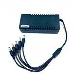 Încărcător Transformator 12V DC, 8A, cu Cablul Splitter 5 Căi