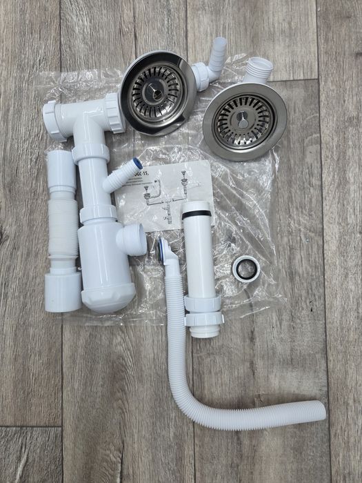 Сифон двойной, не комплектный