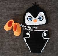 Costumas "Micuțul Pinguin" pentru ședințe foto