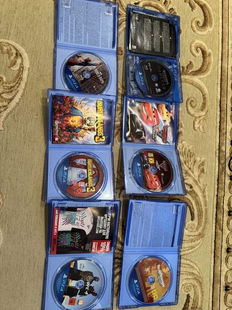 Диски ps4 разные