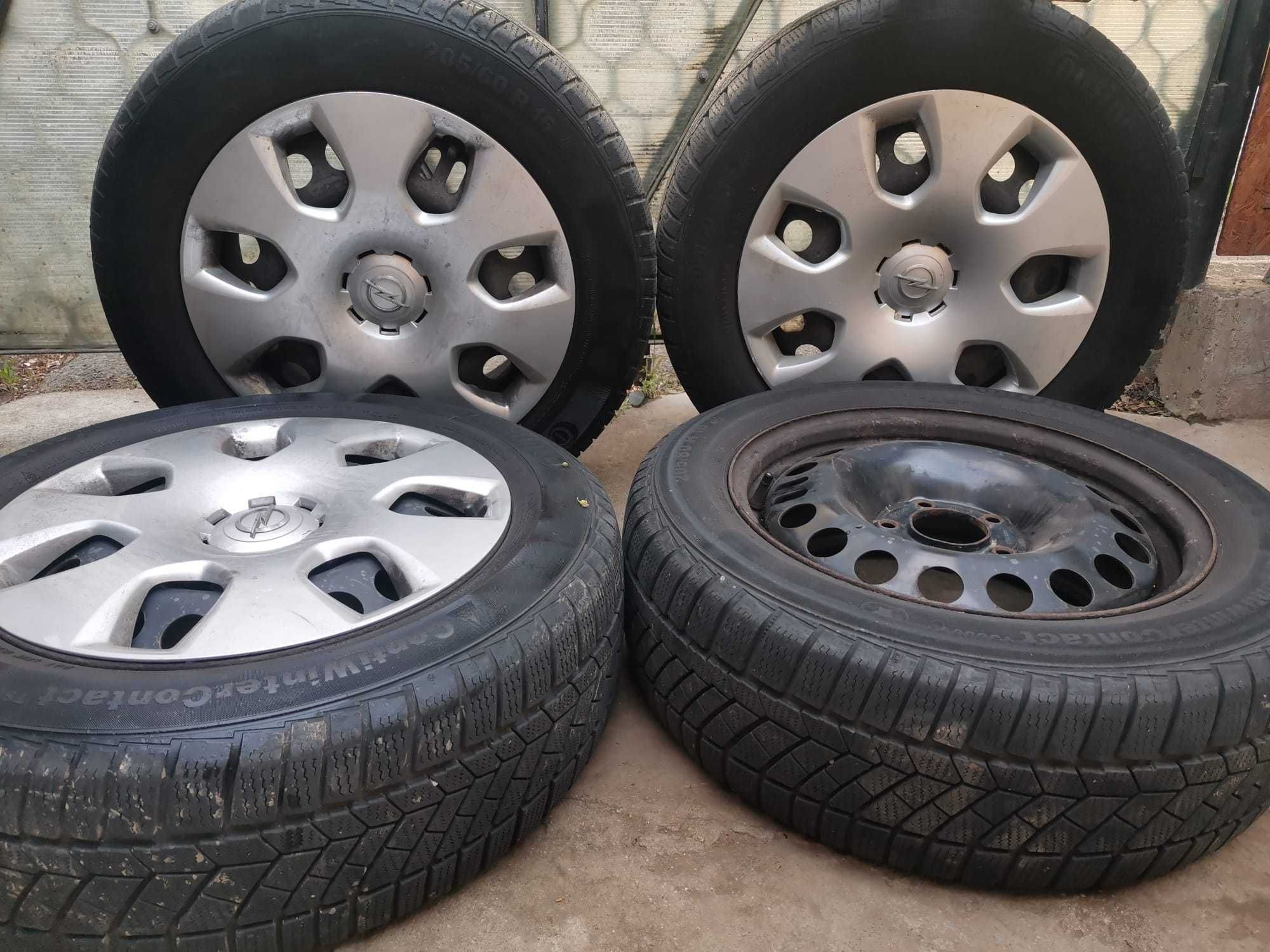 Vănd set JANTE tablă originale GM (OPEL) pe  16",   5x115, cu capace