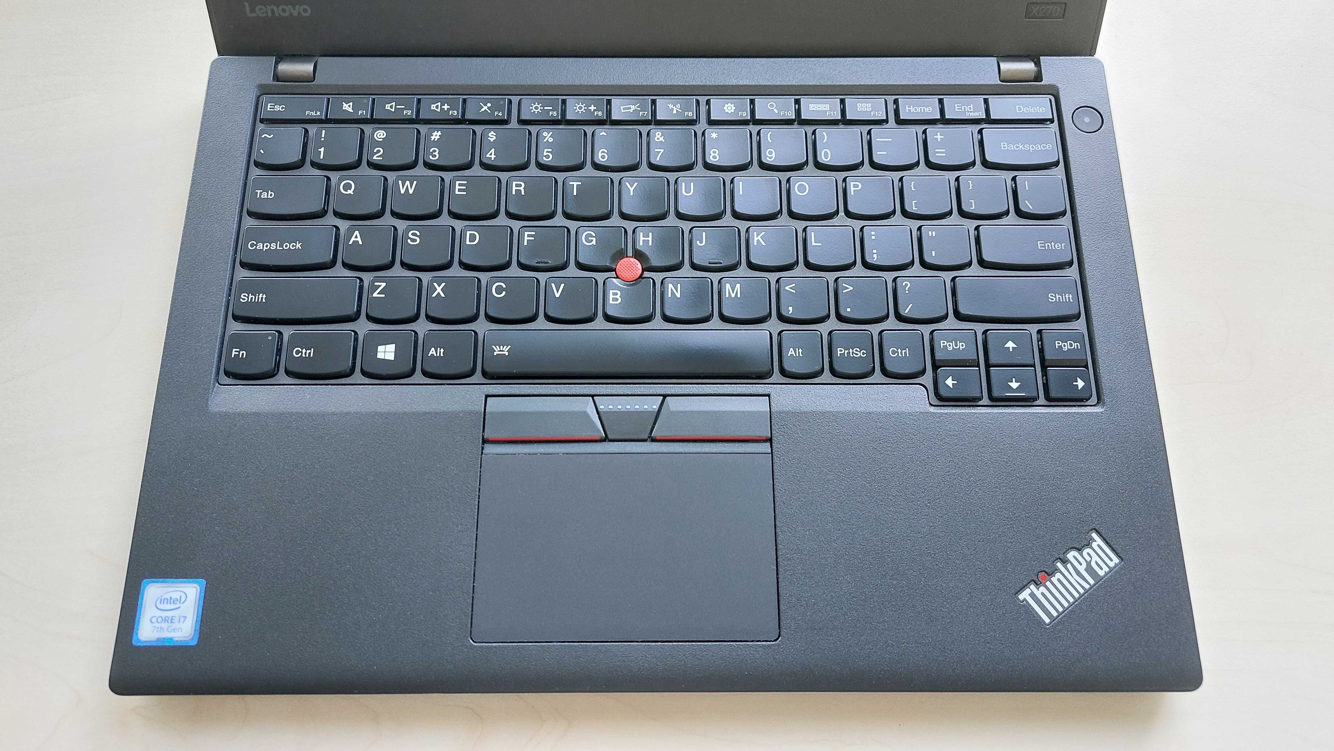 Lenovo ThinkPad X270 i7-7500U 16GB 512GB NVMe 12,4" 1920x1080 Като нов