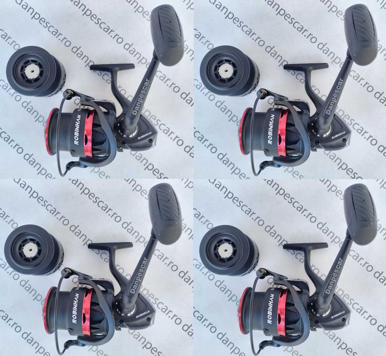 SET 4 Mulinete Feeder si Crap ROBINHAN RIVER MONSTER LA6000  Long Cast