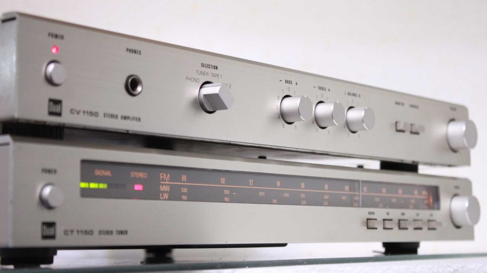 Statie+Tuner Dual,2x35W,slim,Germania(1980).