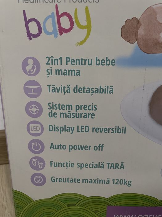 Cantar digital 2in 1 mama si bebe