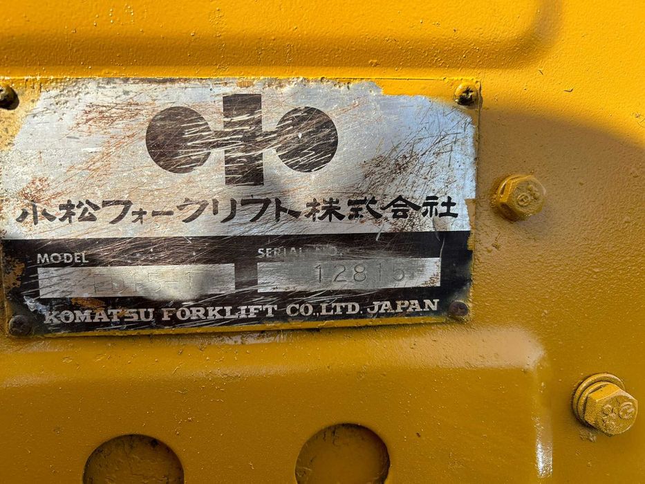 Stivuitor Komatsu FD15-1 in stare buna de functionare