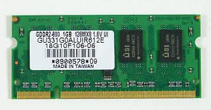 Memorie Unifosa 1GB DDR2 800Hz PC2-6400S GU331G0ALUIR612E.18G10F106-0
