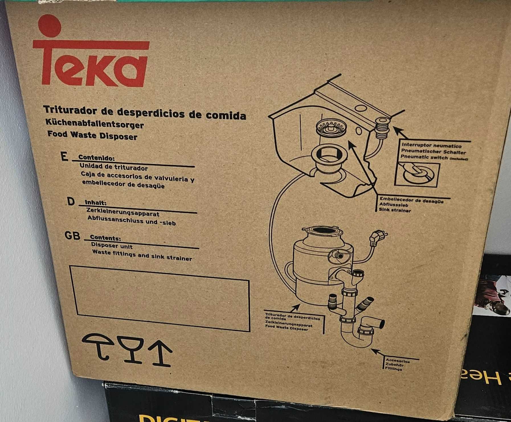 Продавам нова Teka tr 50.4 мелачка за мивка