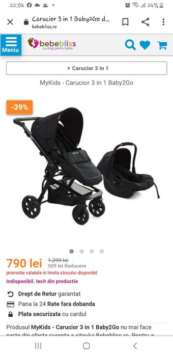 Carucior Baby2Go