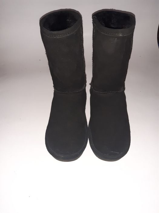 Cizmulite  originale Berpawdin piele intoarsa naturala