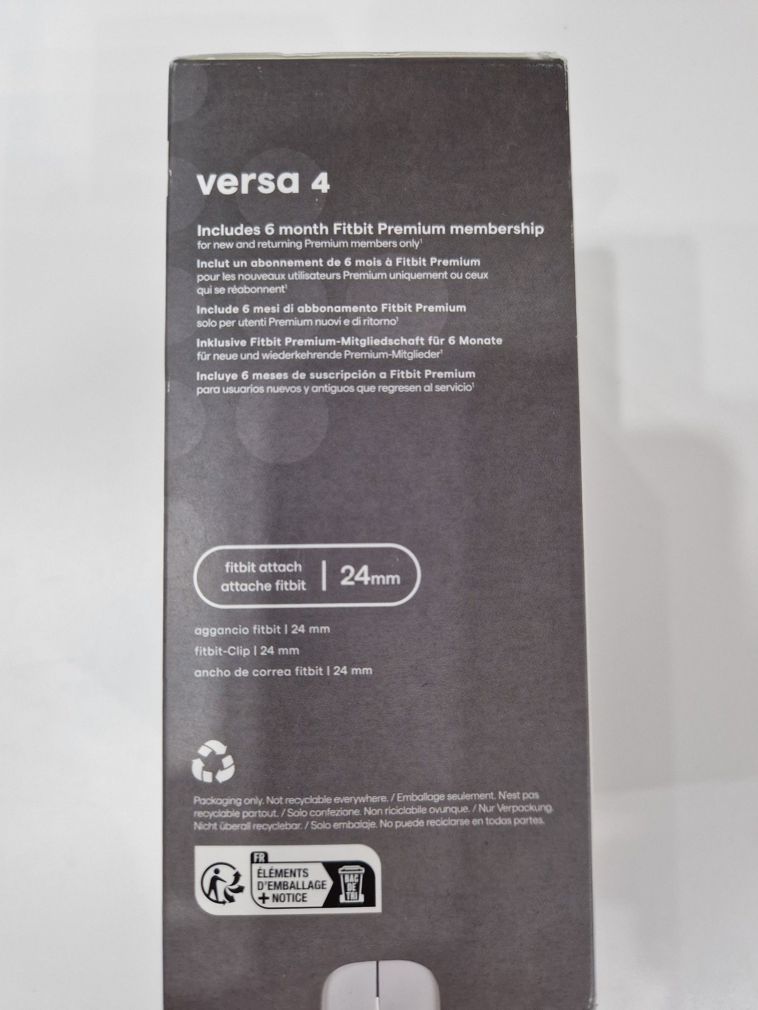 Smartwatch Fitbit Versa 4 Black/Graphite Aluminum