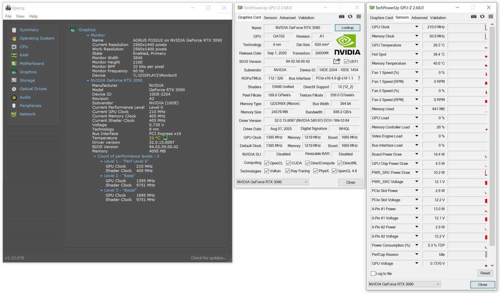 Видео карта GPU GALAX GeForce RTX 3090 SG 24GB GDDRX6 HDMI/DisplayPort