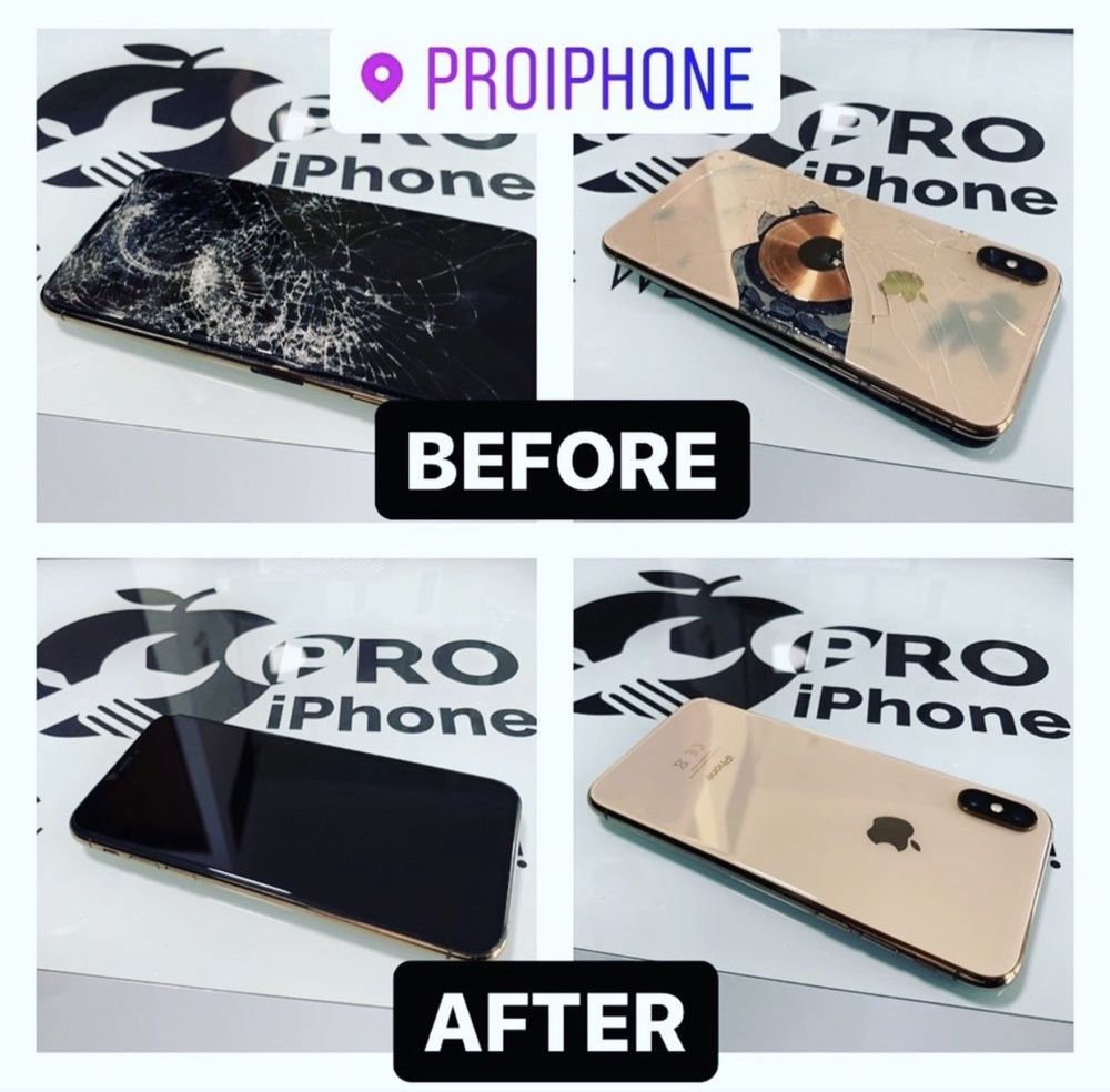 PROiPhone service reparatii exclusiv iPhone-uri display/baterie/spate