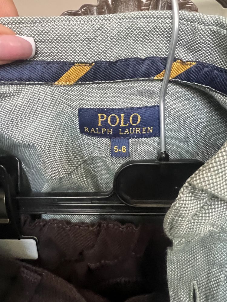 Costum băiat 6/7 ani, Camasa Ralph Lauren,Pantaloni Cool 122