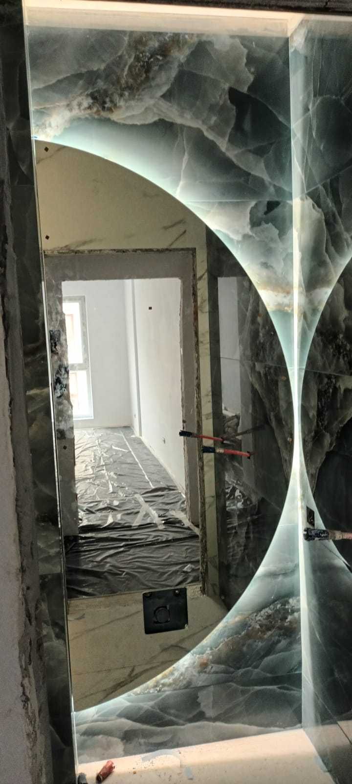 oglinda LED la comanda oglinzi led cu montaj
