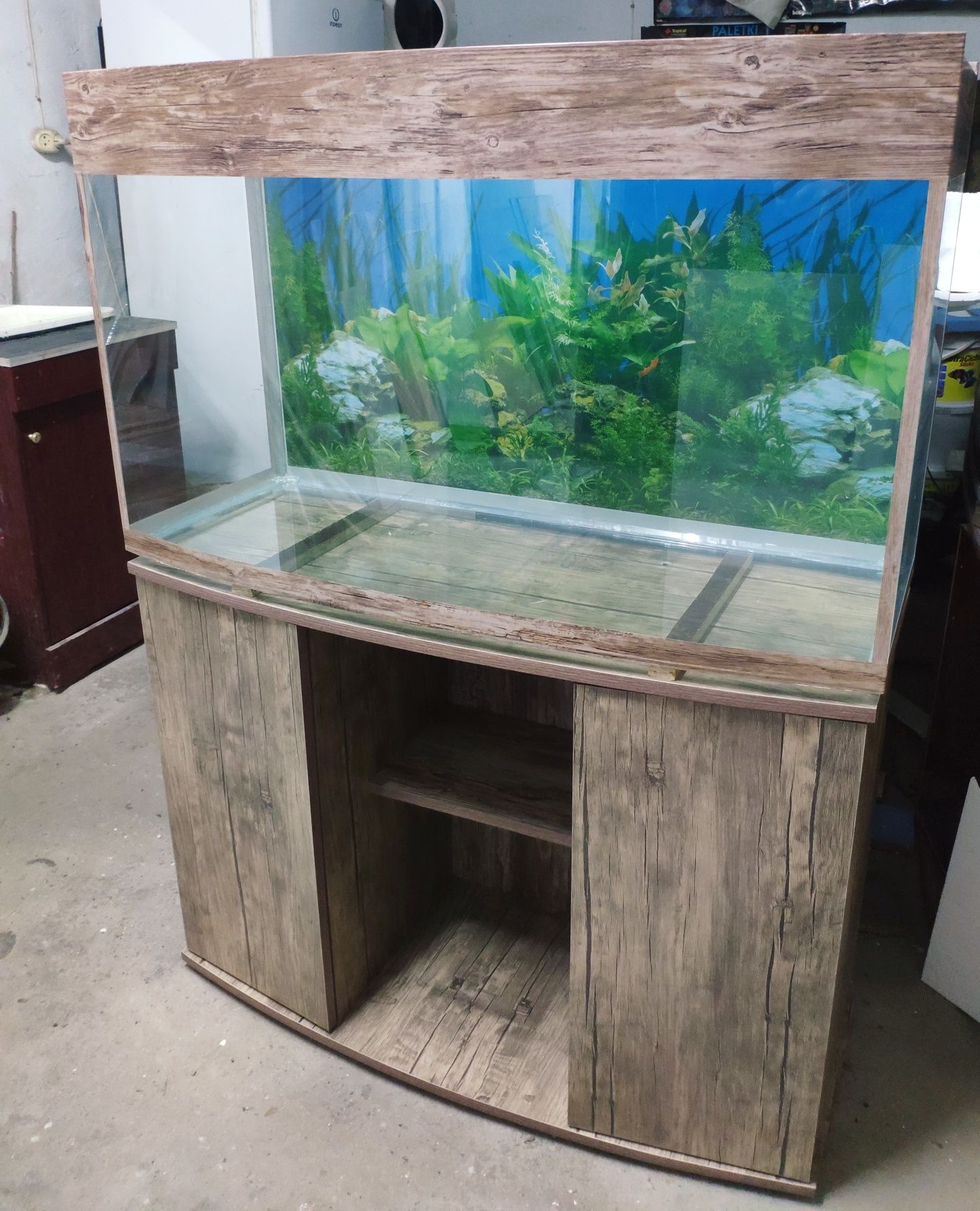 аквариум прямоугольный стекло 200 литров новый