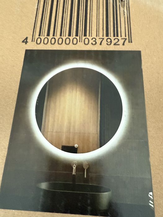 Vand oglinda cu led rotunda 60