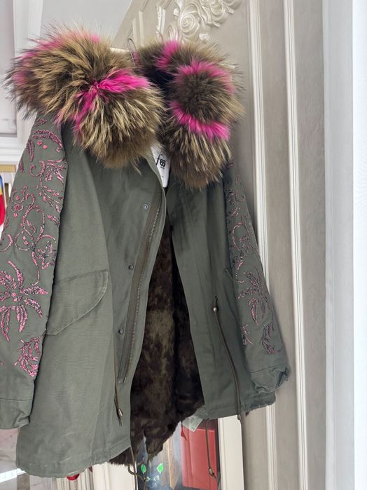 Parka cu blană naturală