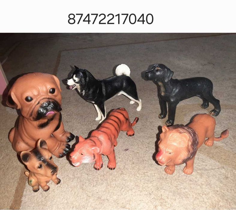 Пакет игрушек- животные .