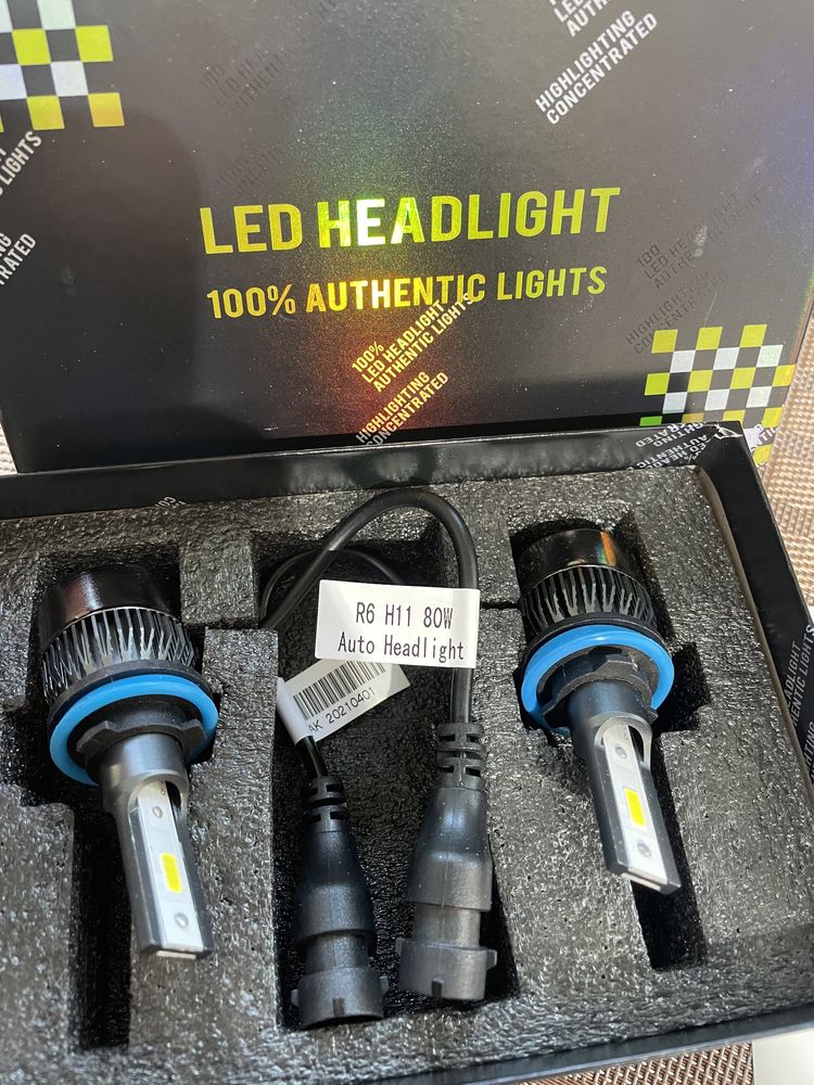 Becuri led H7 H1 H11 H4 H8 noi de calitate