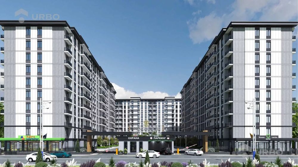 1-комнатная квартира в новом жилом комплексе Yangiobod Residence.