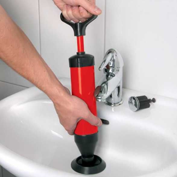 Pompa Desfundat Ventuza Tevi Chiuveta Cada 37cm 2in1 +LIVRARE GRATUITA