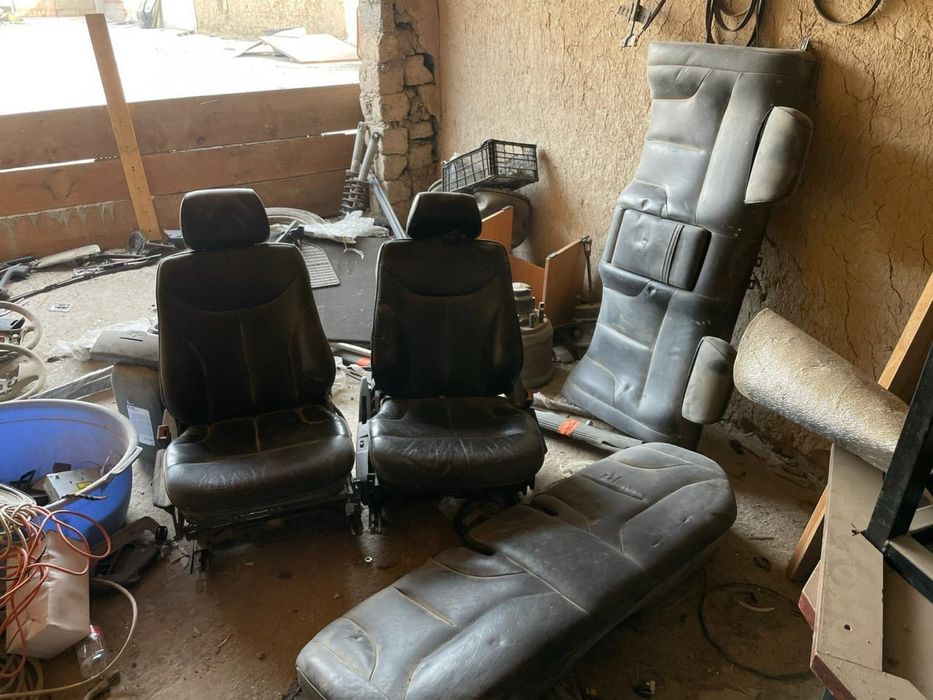 Кожонная сидения w140