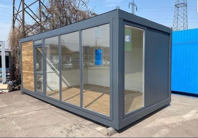 Container containere vitrina magazin fast food