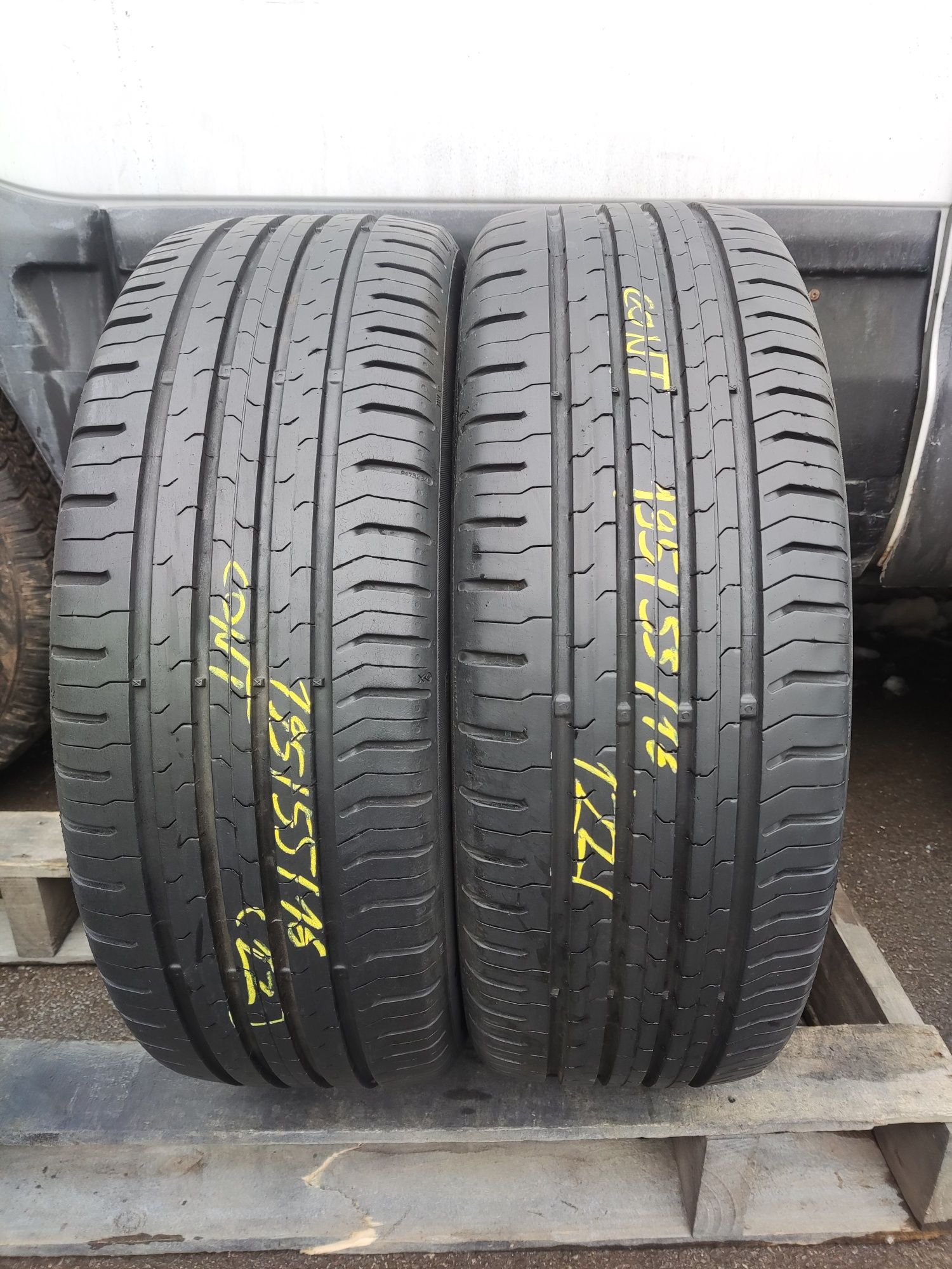2бр. летни гуми 195/55/16 Continental CEC5
dot22
7.6mm
Много добро съ