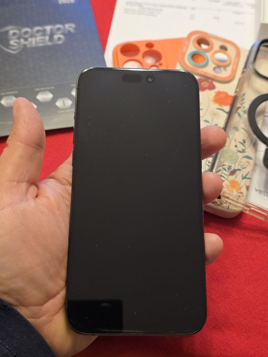 iPhone 15 Pro Max 256 Black Titanium impecabil,  ca nou, garanție