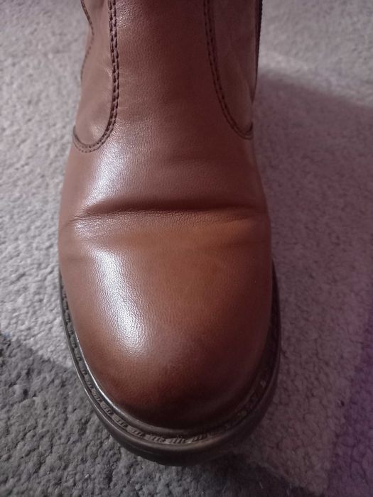 Cizme de piele, marimea 34