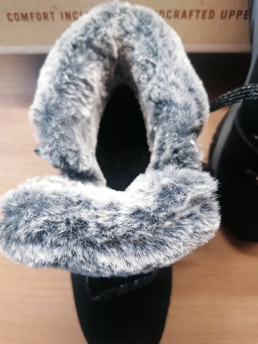 Ghete Skechers relaxed fit impermeabile din piele intoarsaTrego Falls