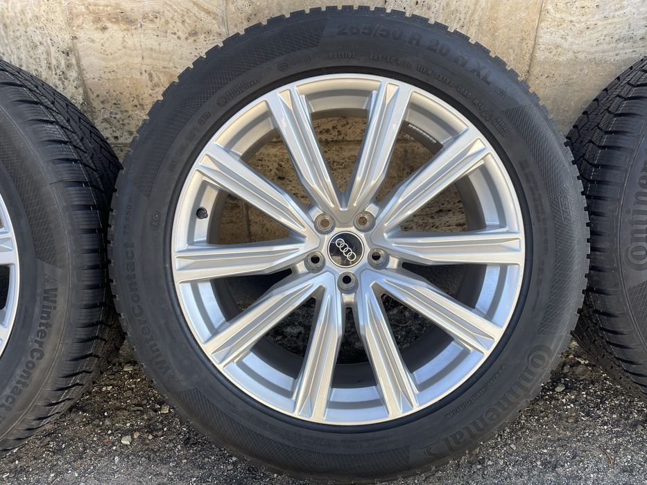 Jante Roti 20 Audi Q8 Q7 4M SQ8 Anvelope Iarna 265 50 R20 NOI DOT 2023