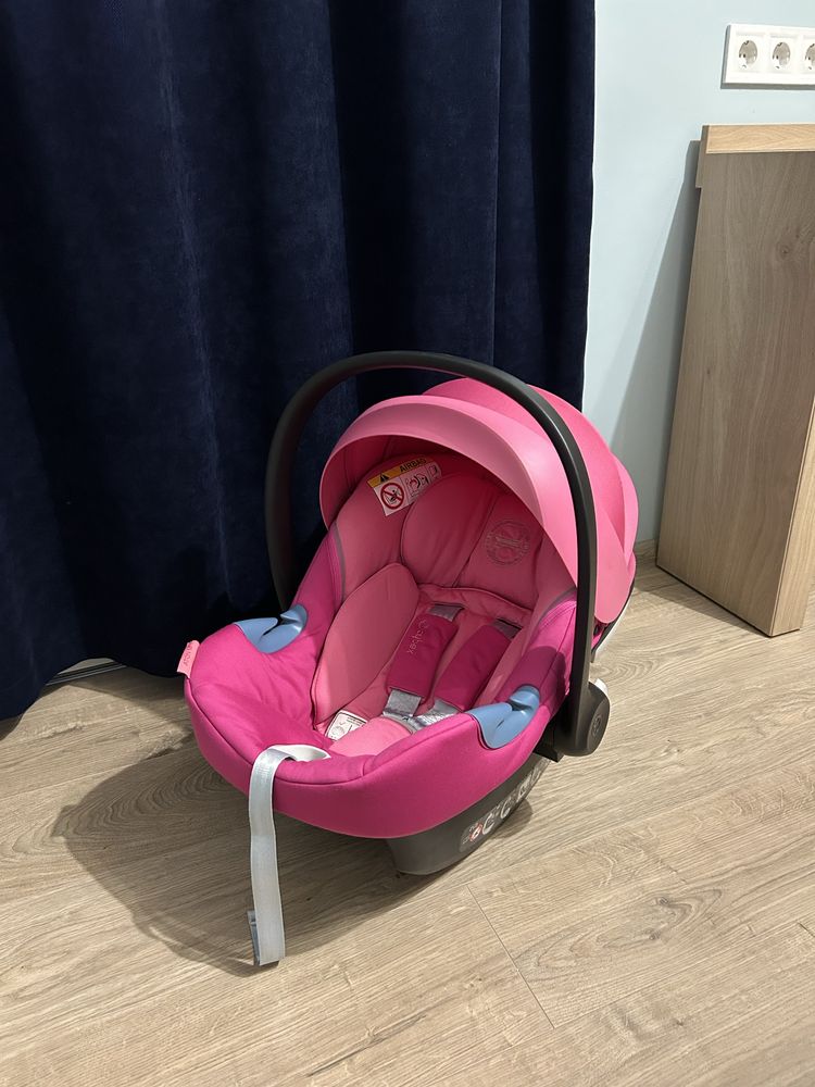 Столче за кола Cybex Aton M i-size 0-13 кг розово