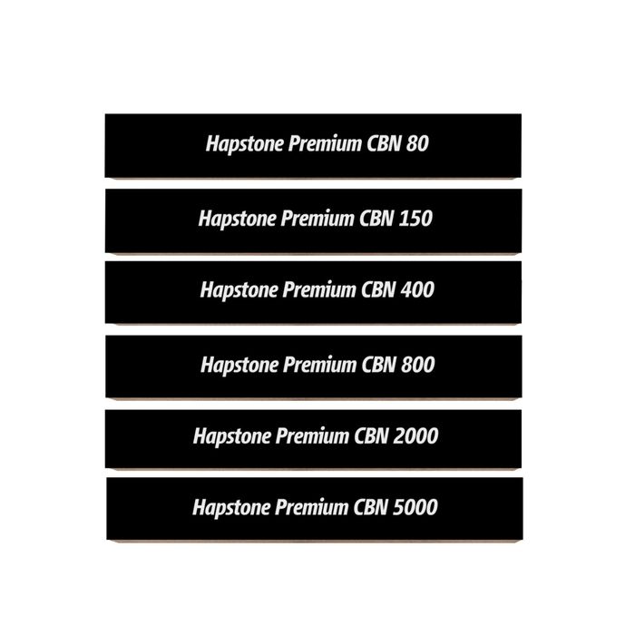 Елбори-CBN камъни за заточване- Hapstone Premium CBN цял сет.