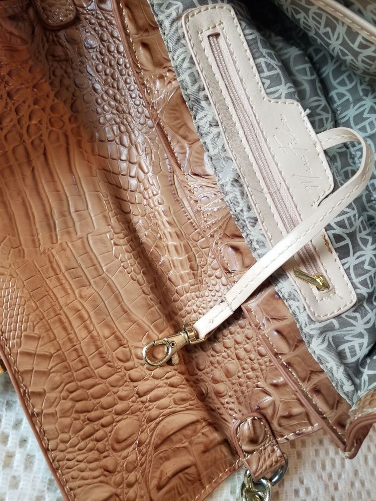 чанта, кожа крокод,  нови
