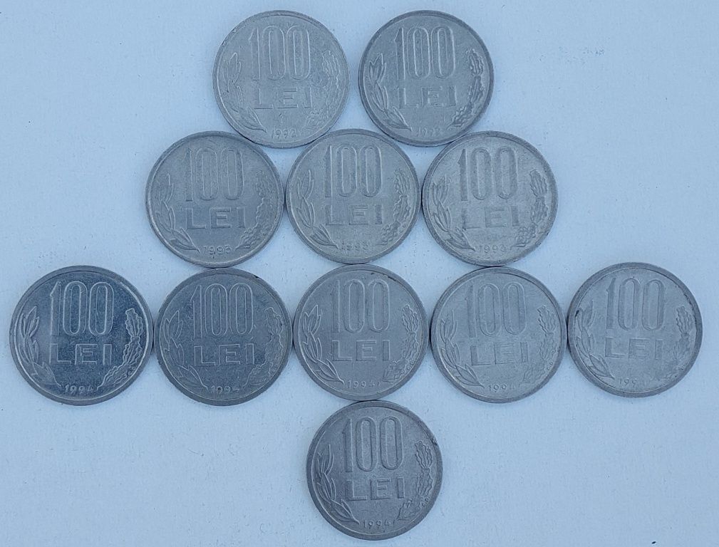 Colecție numismatică 100 lei