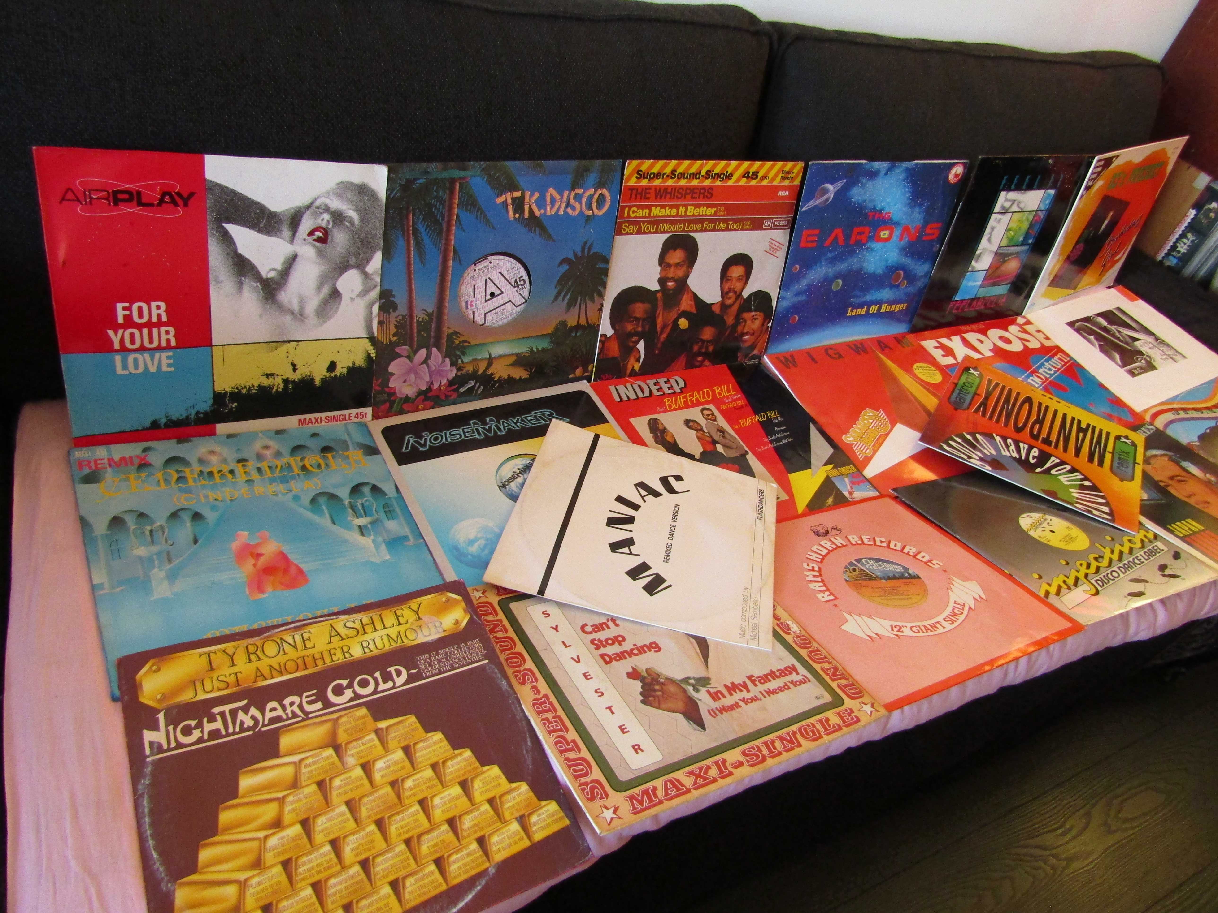 Lot 20 Discuri Vinil Maxi Disco House 1977/2001 Colectare Testa VG+
