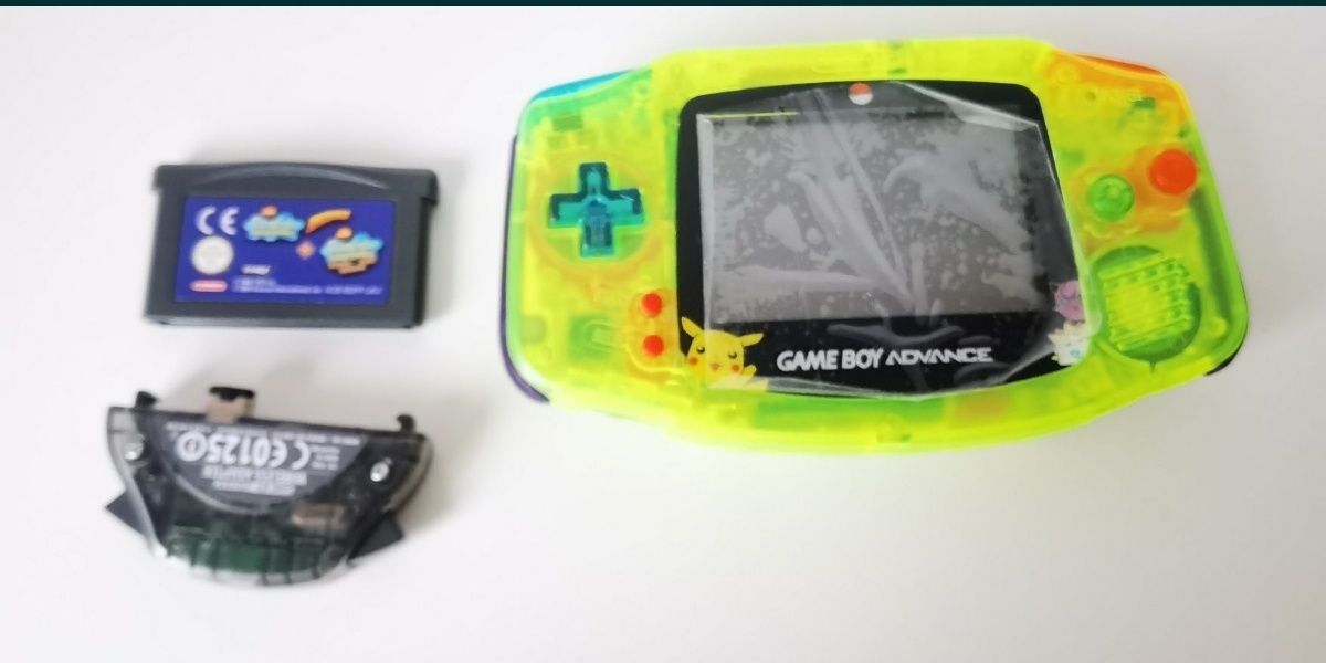Consolă portabilă Nintendo Gameboy Advance adaptor wireless Sponge Bob